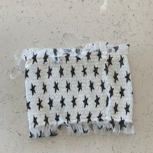 SUPER Cute Star Crop Tube Top